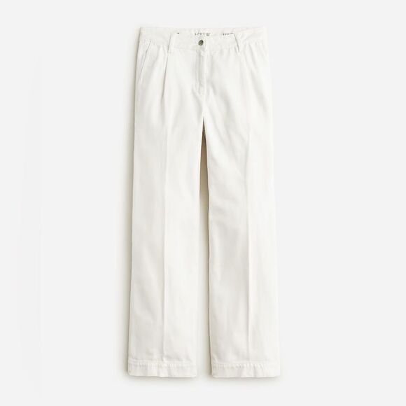 NWT J. Crew Wide-leg essential jean in white - Picture 11 of 15